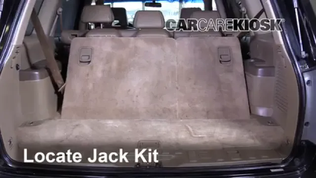 2008 Honda Pilot EX-L 3.5L V6 Monter sur cric Utiliser le cric pour lever la voiture
